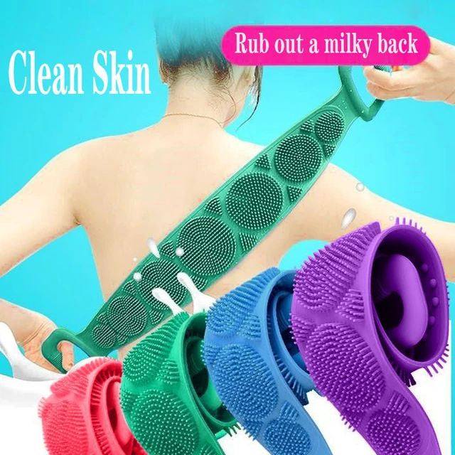 Magic Silicone Bath Towel & Body Scrubber | Back Brush, Mud Peeling & Massage Silicone Shower Tool – Bellokart