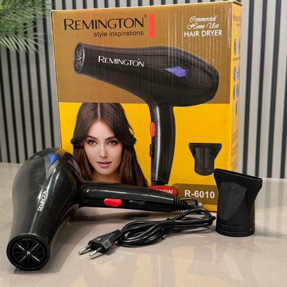 Remington R-6010 Hair Dryer | Professional Ionic Dryer with 3 Speed Settings & DC Motor – Bellokart