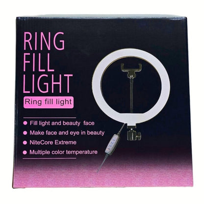 Ring Light 10 Inches with 7 Ft Adjustable Stand | Best LED Lighting for Photography, Video & Live Streaming – Bellokart