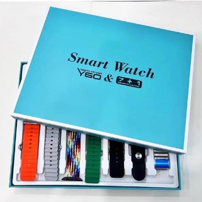 Y60 Ultra Smart Watch 7+1 Sports Edition | Full Touch HD Display, Fitness Tracker & Health Monitor – Bellokart