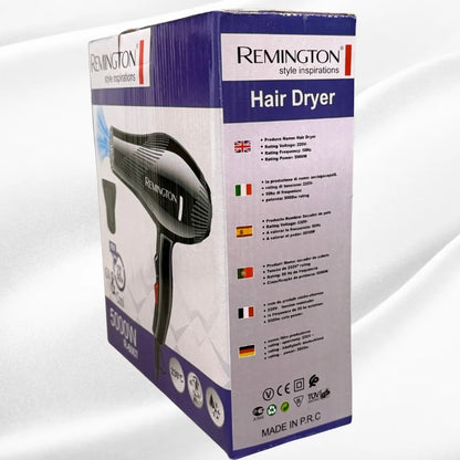 Remington R-6007 Hair Dryer | 2X Faster Ionic Technology with Cool Shot & Health Breeze Mode – Bellokart