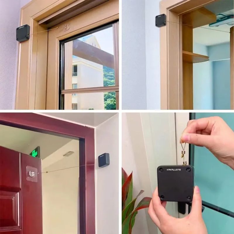 Portable Automatic Door Closer | Punch-Free Self-Closing Device with Strong Pull Force – Bellokart
