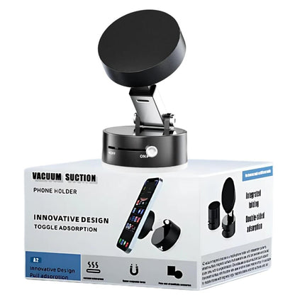 Magnetic Wireless Phone Holder | Foldable Suction Grip Mount for Car & Desk | Strong Magnetic Mobile Stand – Bellokart