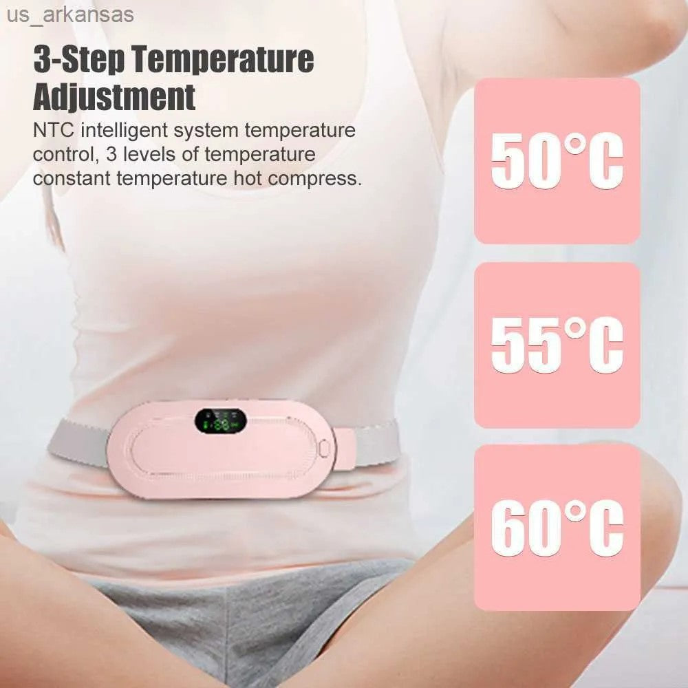 Digital Period Heating Pad & Vibrating Belt | Fast Relief for Menstrual Cramps – Bellokart