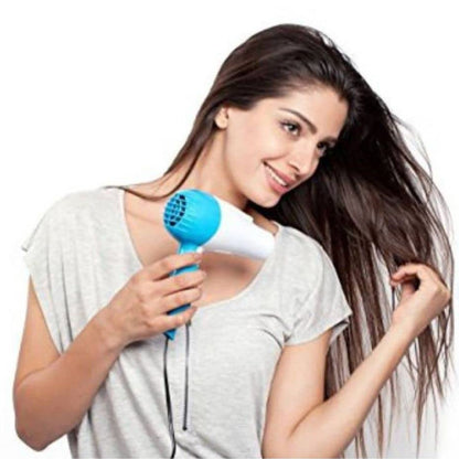 Nova NV-1290 Foldable Hair Dryer | 1000W Hot Air Quick Drying & Styling Machine – Bellokart