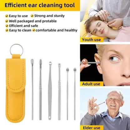 6-Piece Ear Wax Cleaning Kit | Safe, Portable & Easy-to-Use Ear Care Set – Bellokart
