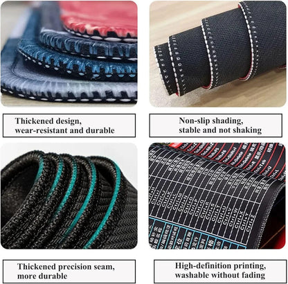 Excel Shortcut Keyboard Mouse Pad 30×80cm | Large Extended Desk Mat, Non-Slip Office Table Mat for Work, Study & Gaming – Bellokart