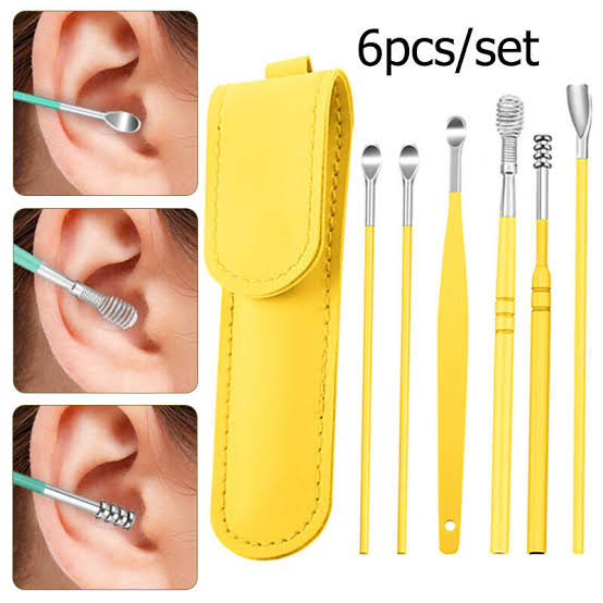 6-Piece Ear Wax Cleaning Kit | Safe, Portable & Easy-to-Use Ear Care Set – Bellokart