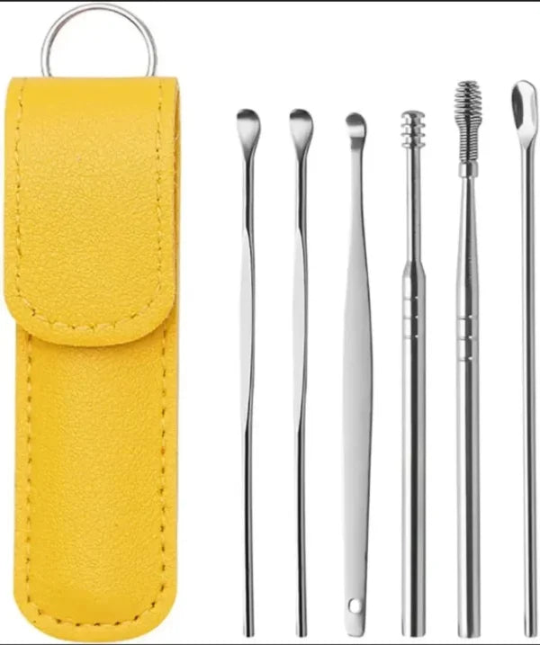 6-Piece Ear Wax Cleaning Kit | Safe, Portable & Easy-to-Use Ear Care Set – Bellokart